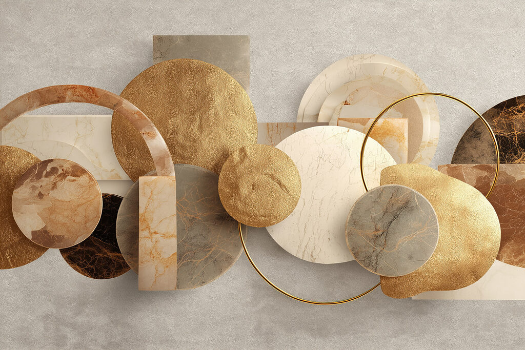 Group of circular objects