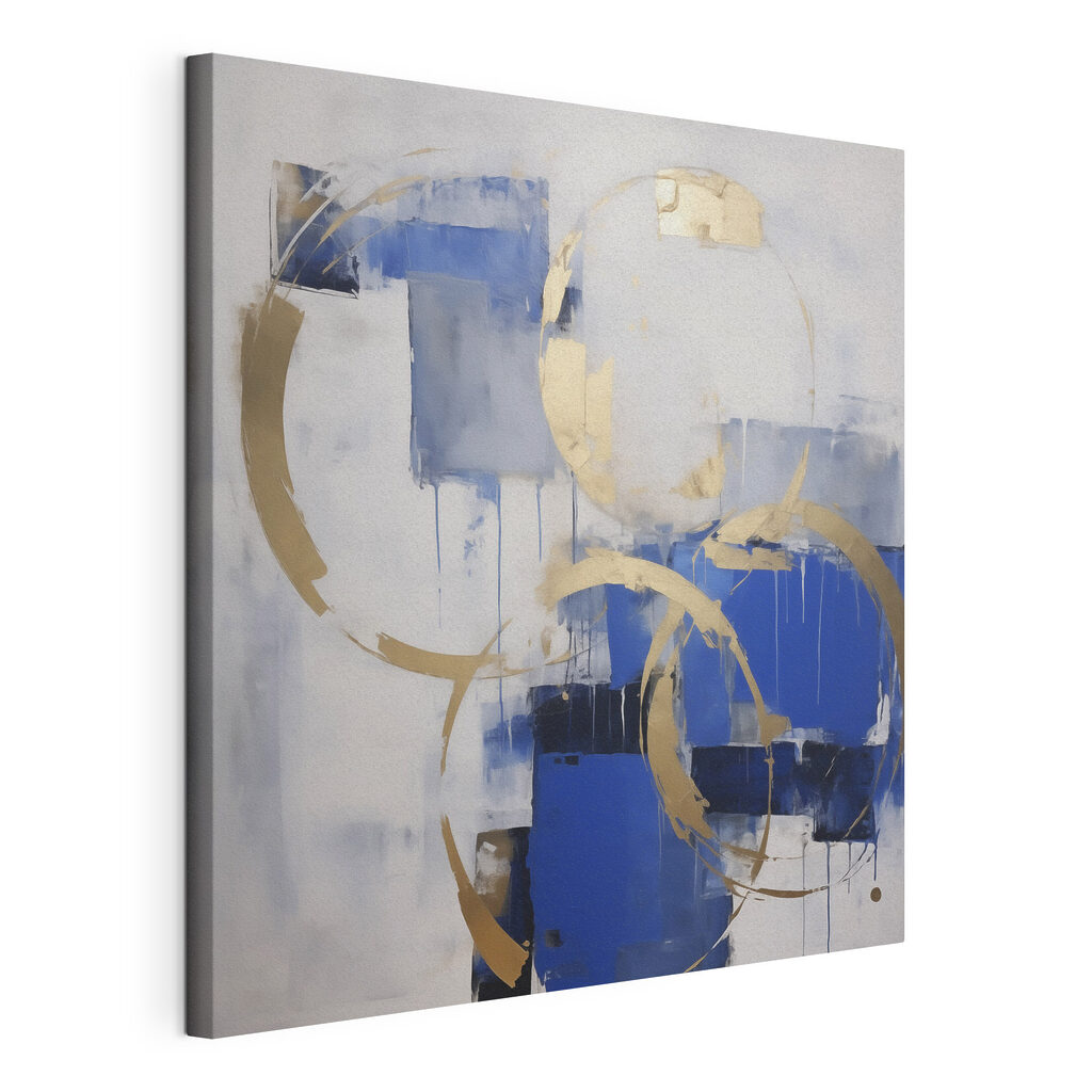 - Abstract composition with vibrant colors