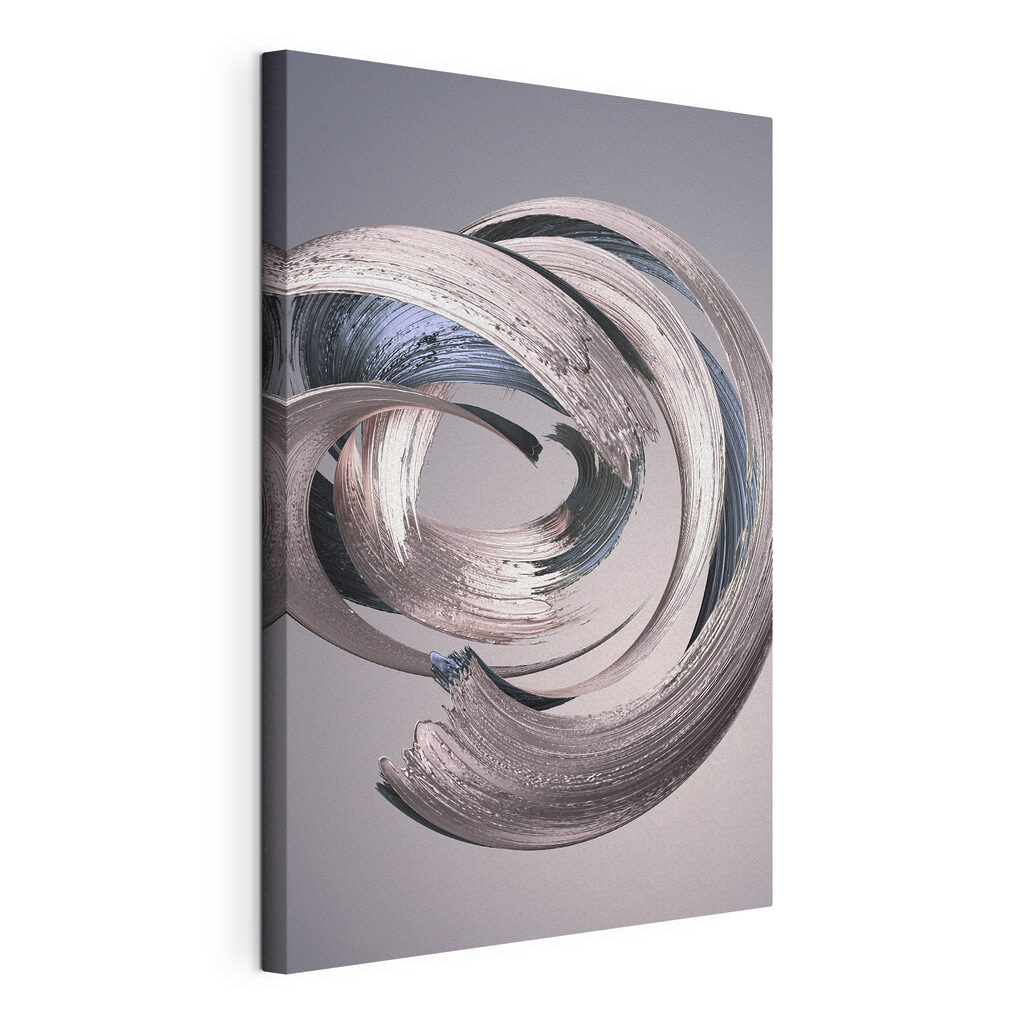 Fluid swirls in soft color palette