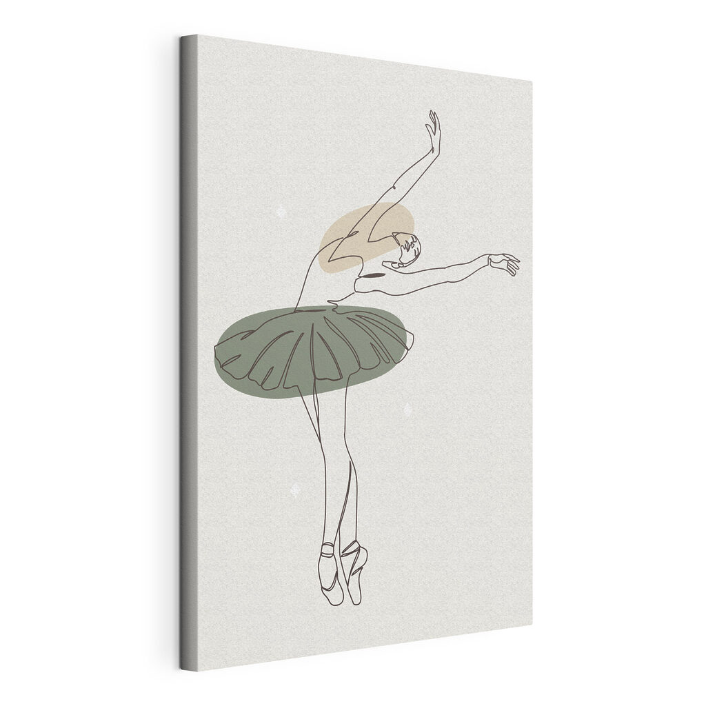 A drawing of a ballerina