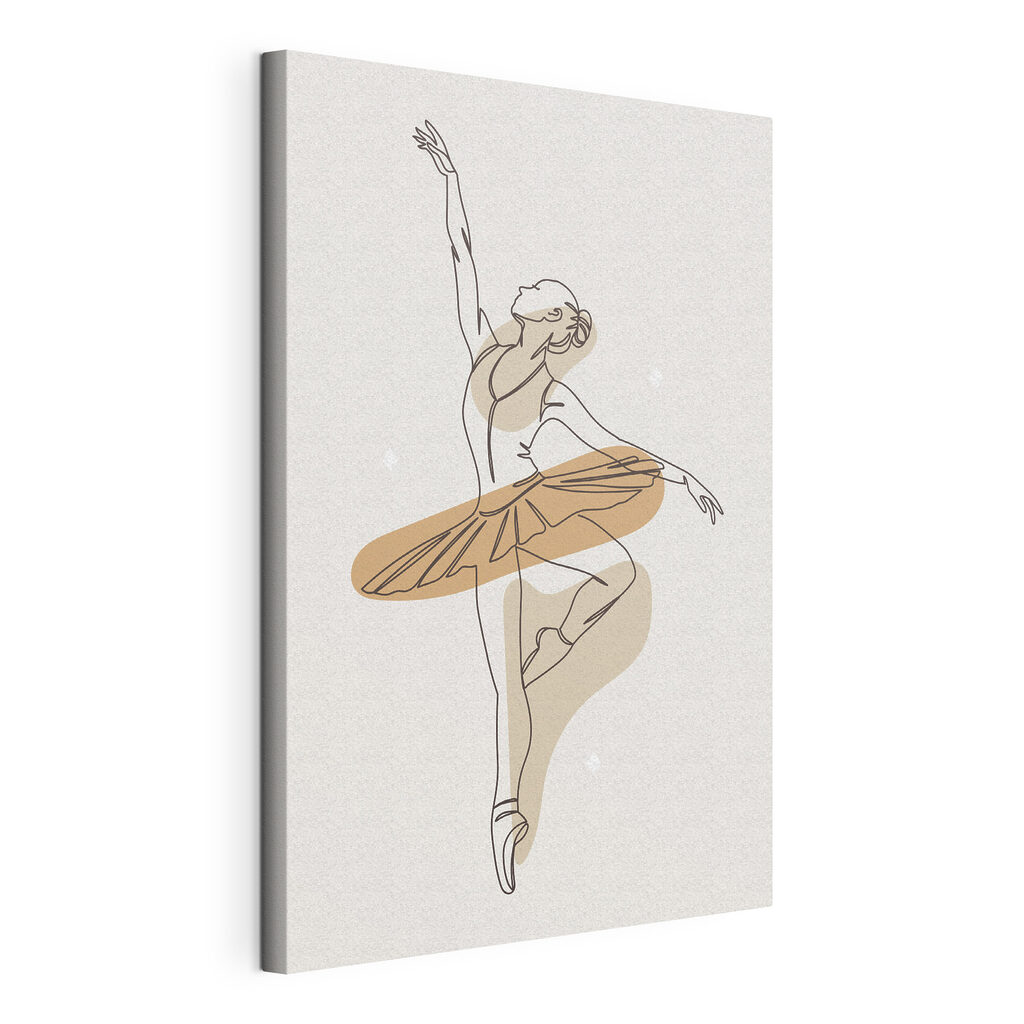 A drawing of a woman dancing A drawing of a woman dancing
