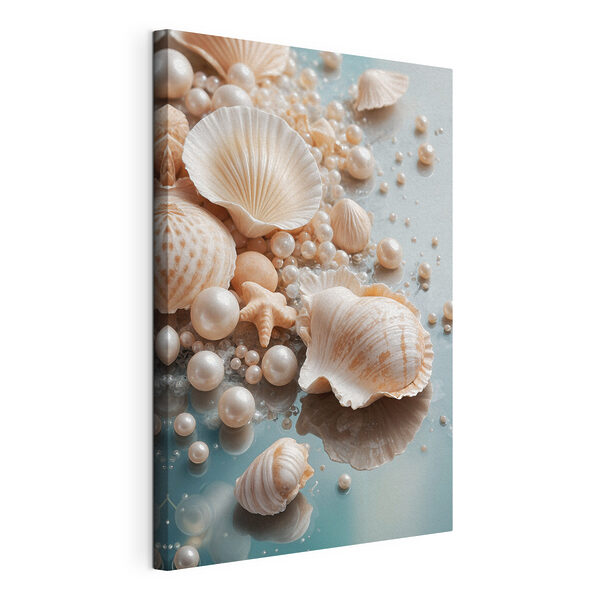 Naturally beautiful beach treasures displayed