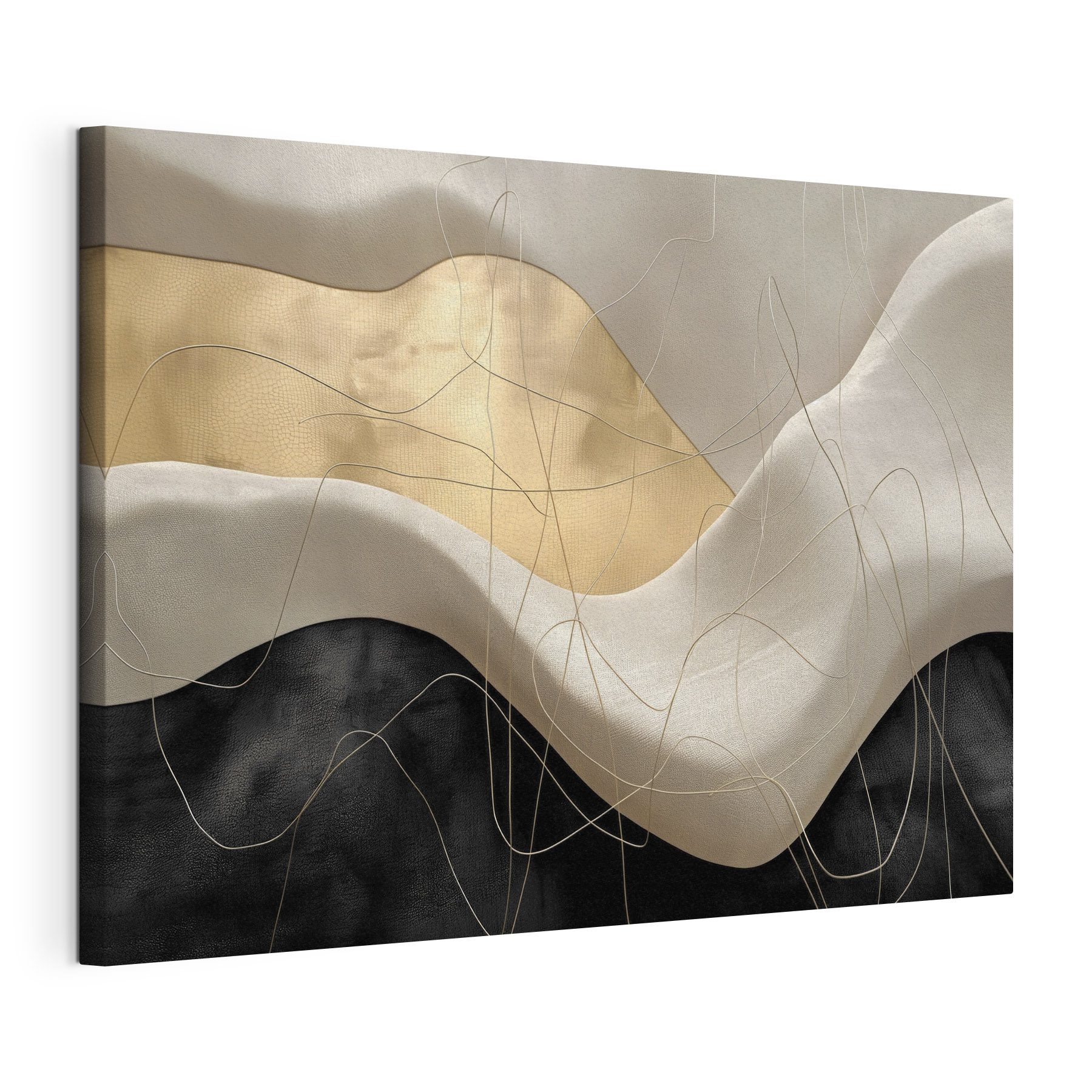 Abstract waves and lines intertwining Abstract waves and lines intertwining