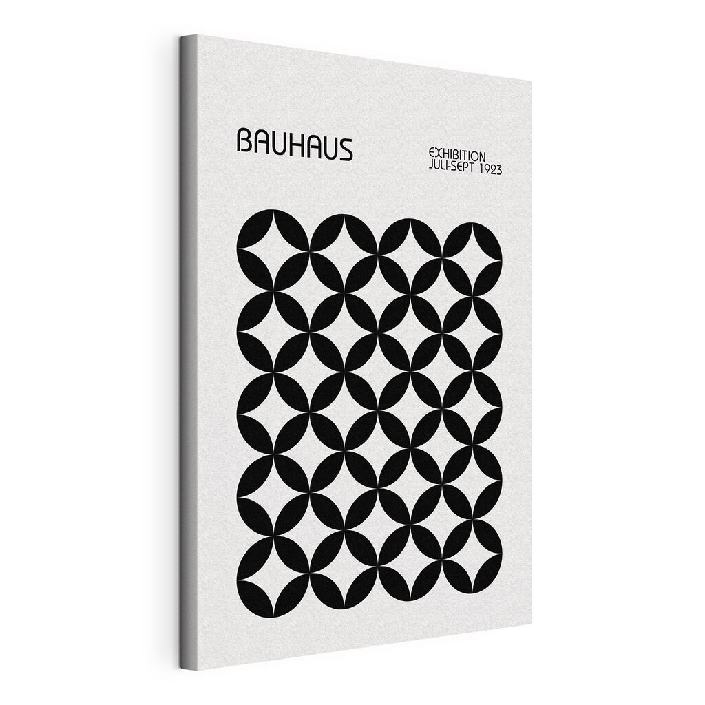 A black and white cover with a pattern of circles A black and white cover with a pattern of circles