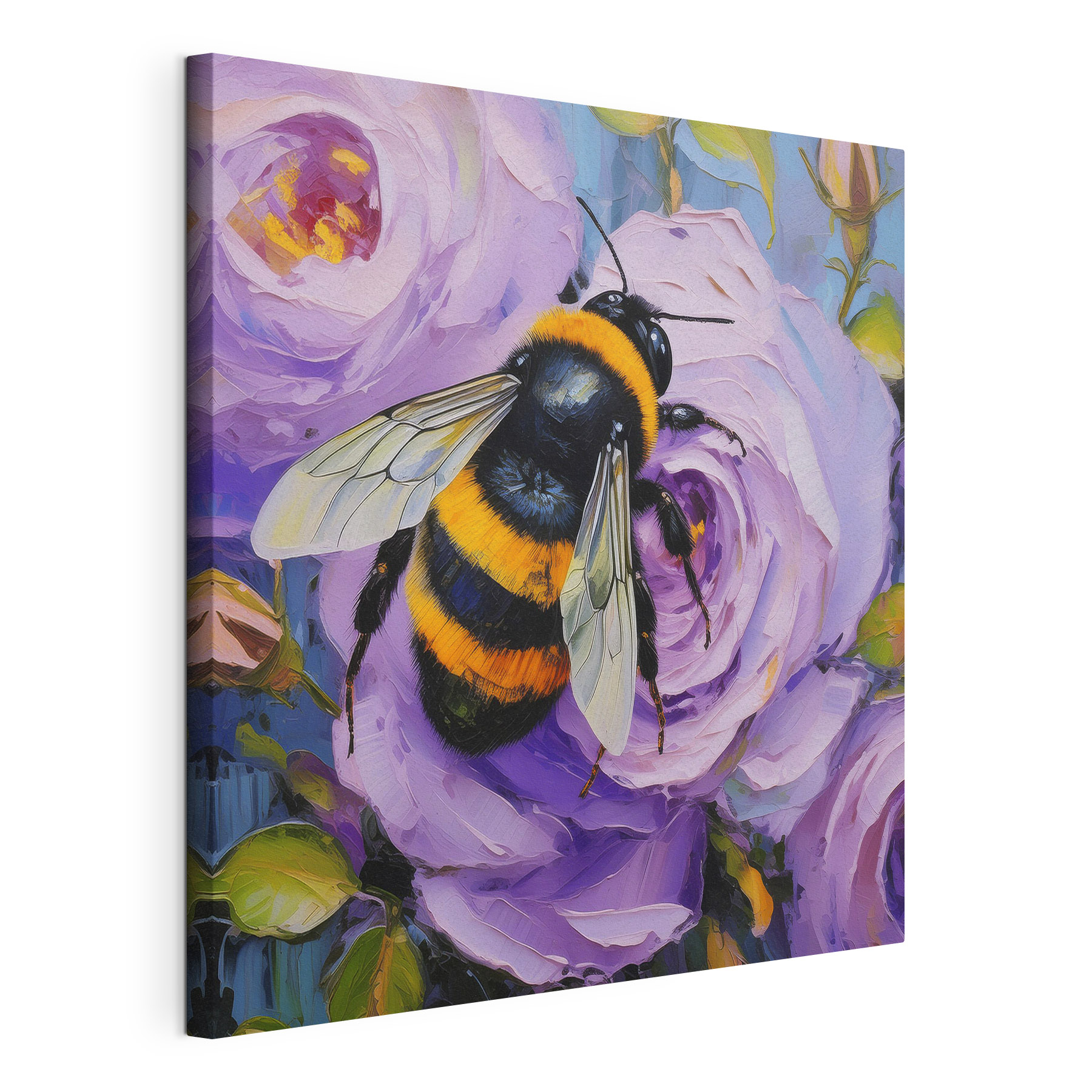 A bee on a flower