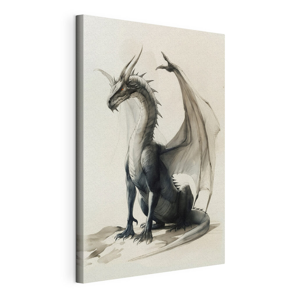 Drawing of a dragon