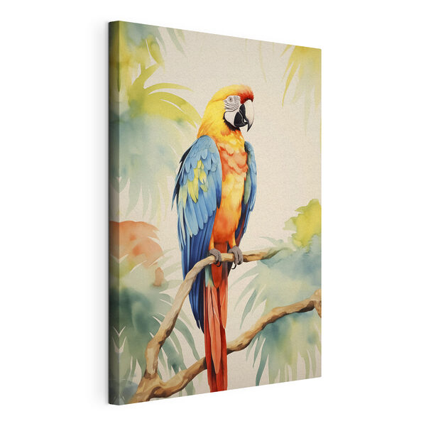 Colorful bird on a branch Colorful bird on a branch