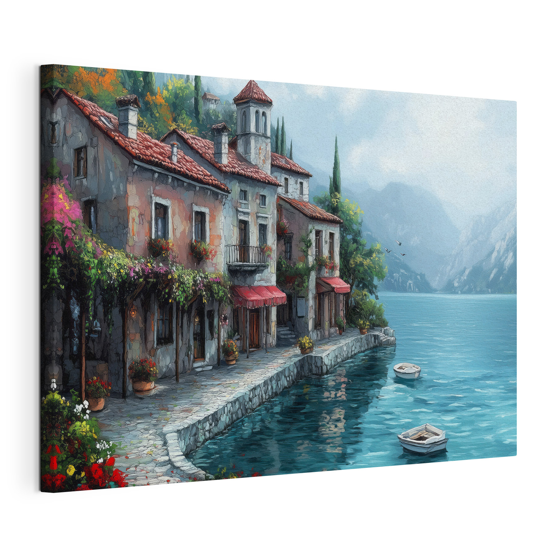 Building next to a body of water