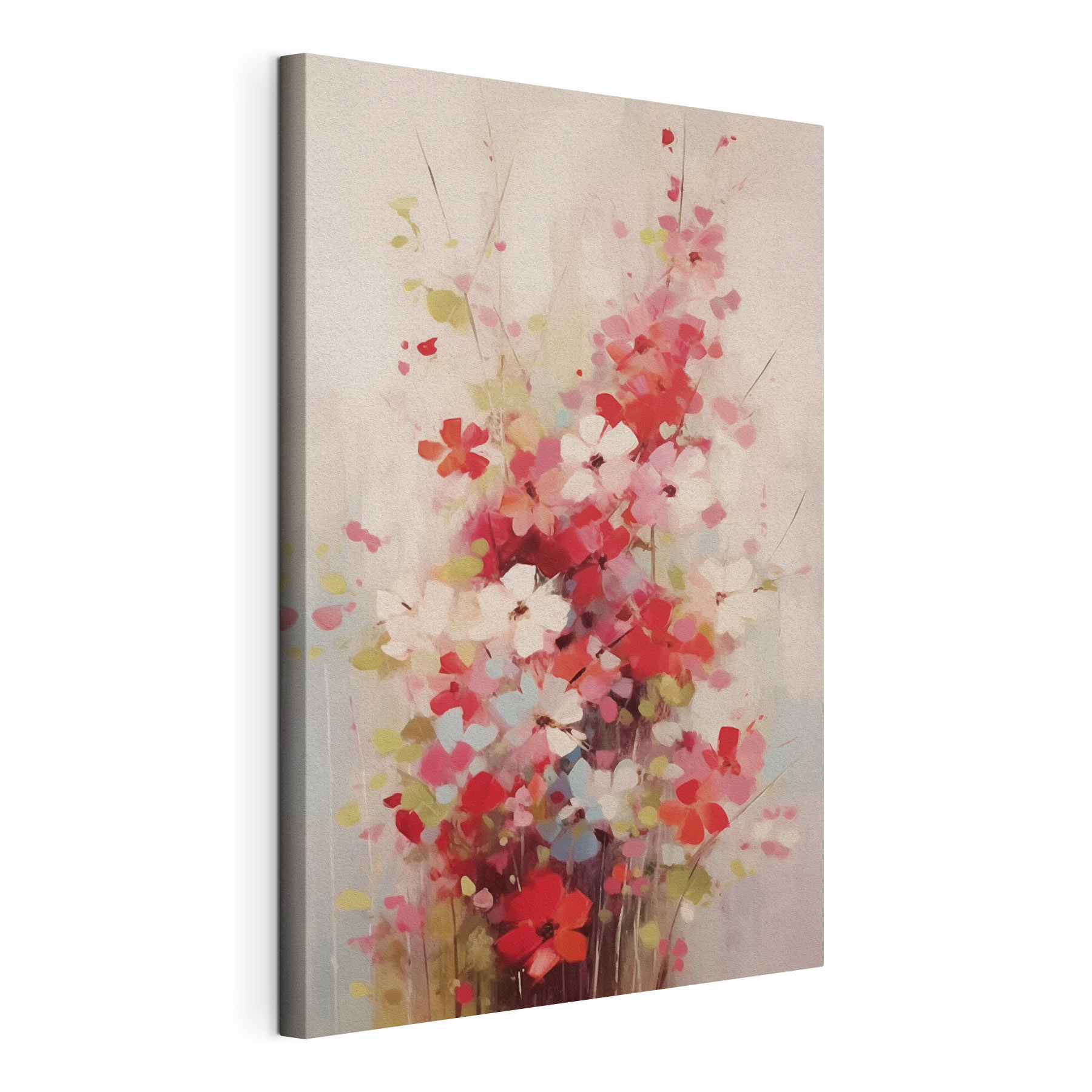 Painting of flowers in a vase