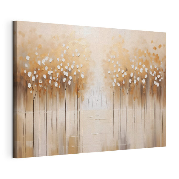 Serene trees in soft hues