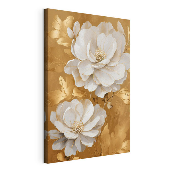 Elegant blooms on a textured backdrop