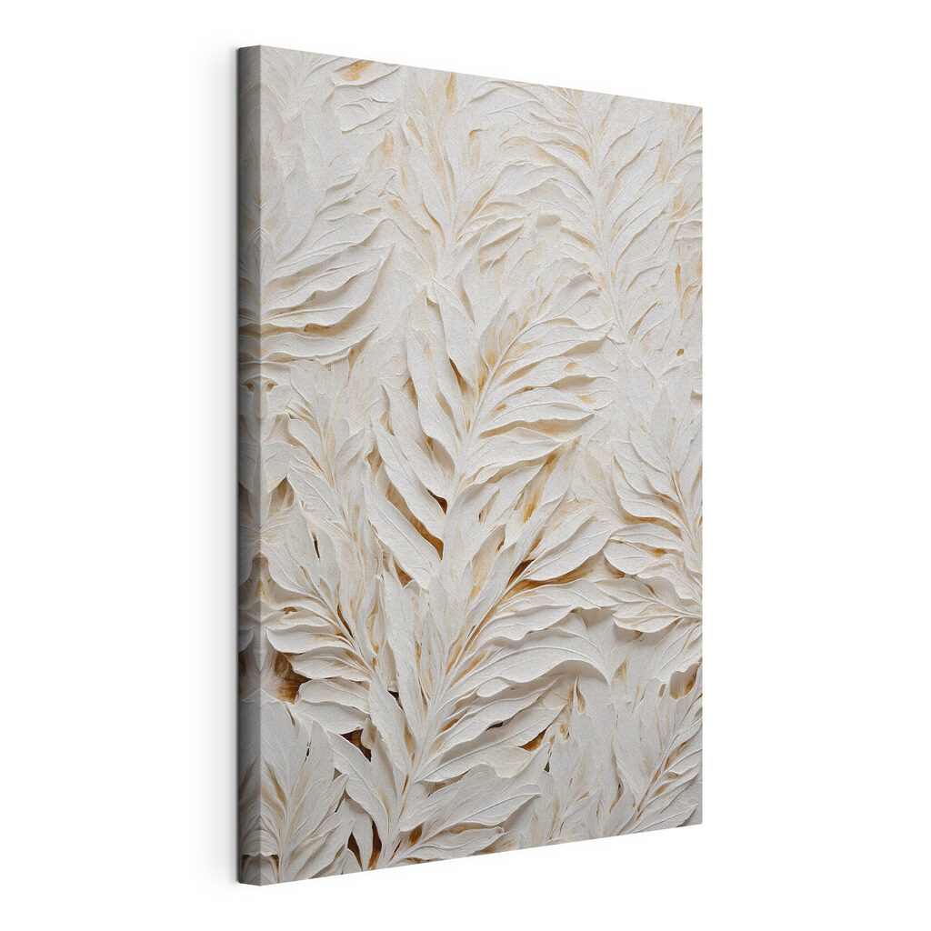 White and brown leaf pattern White and brown leaf pattern