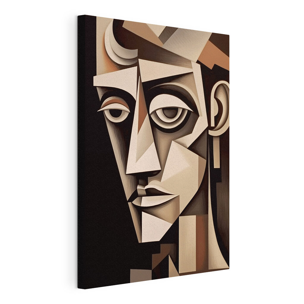 Painting of a man's face