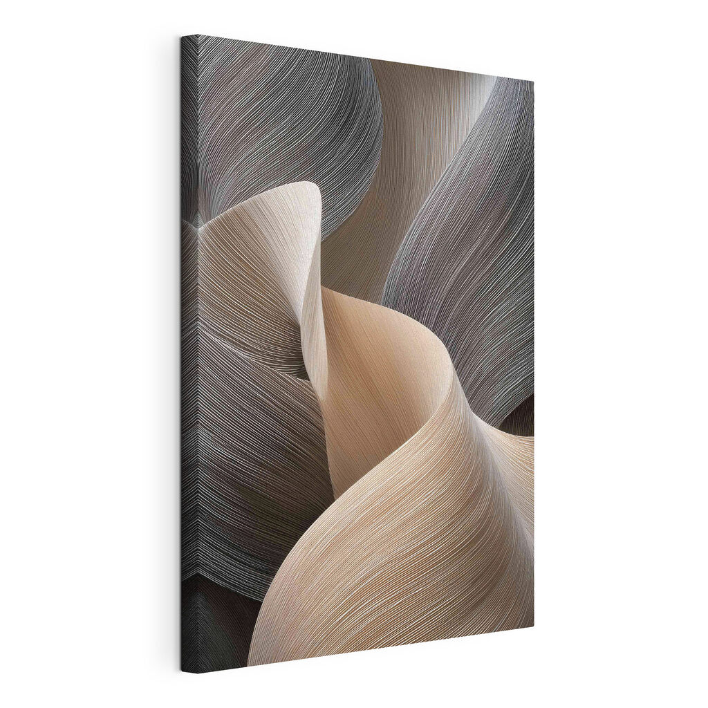 Flowing lines in subtle hues Flowing lines in subtle hues