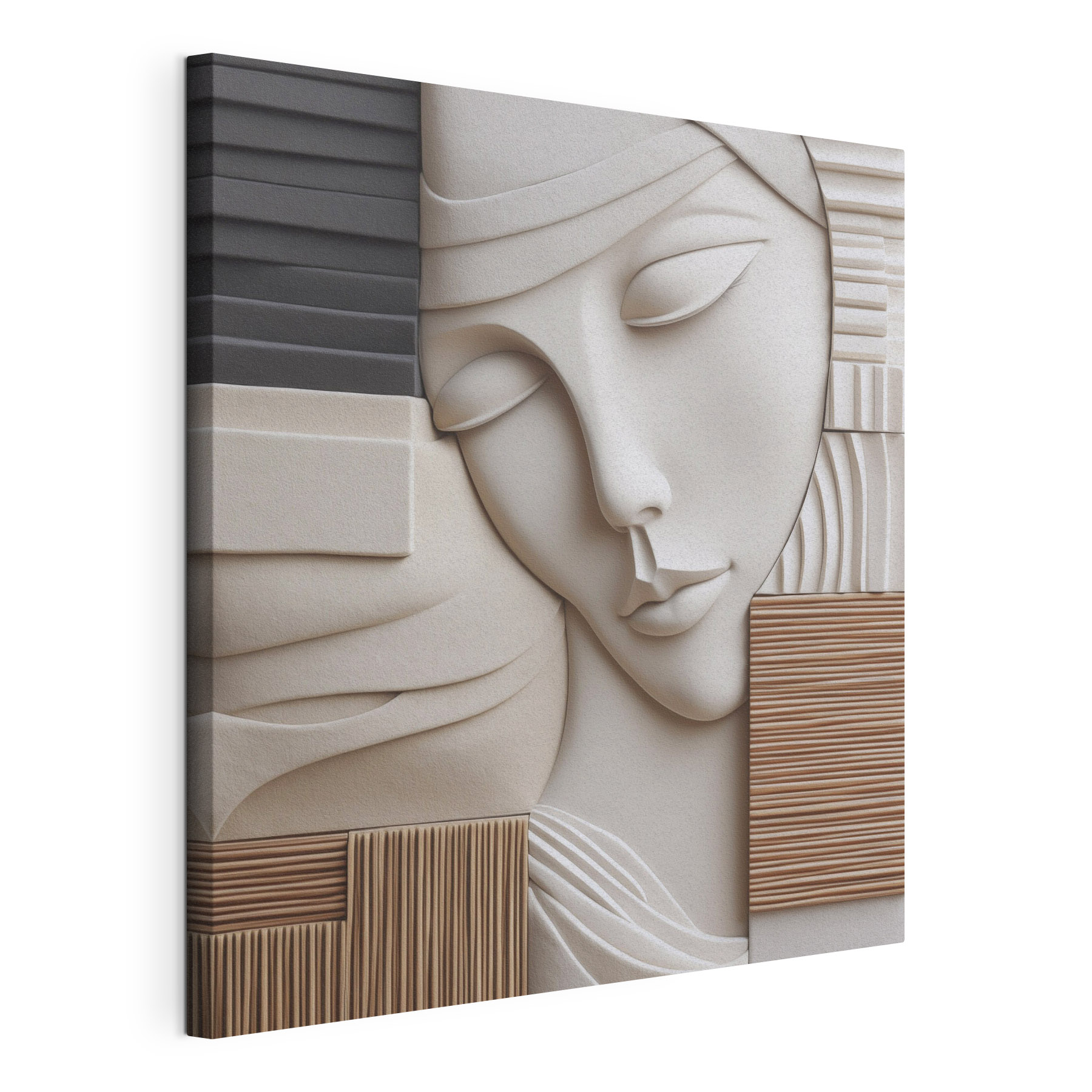 Sculpture of a woman's face