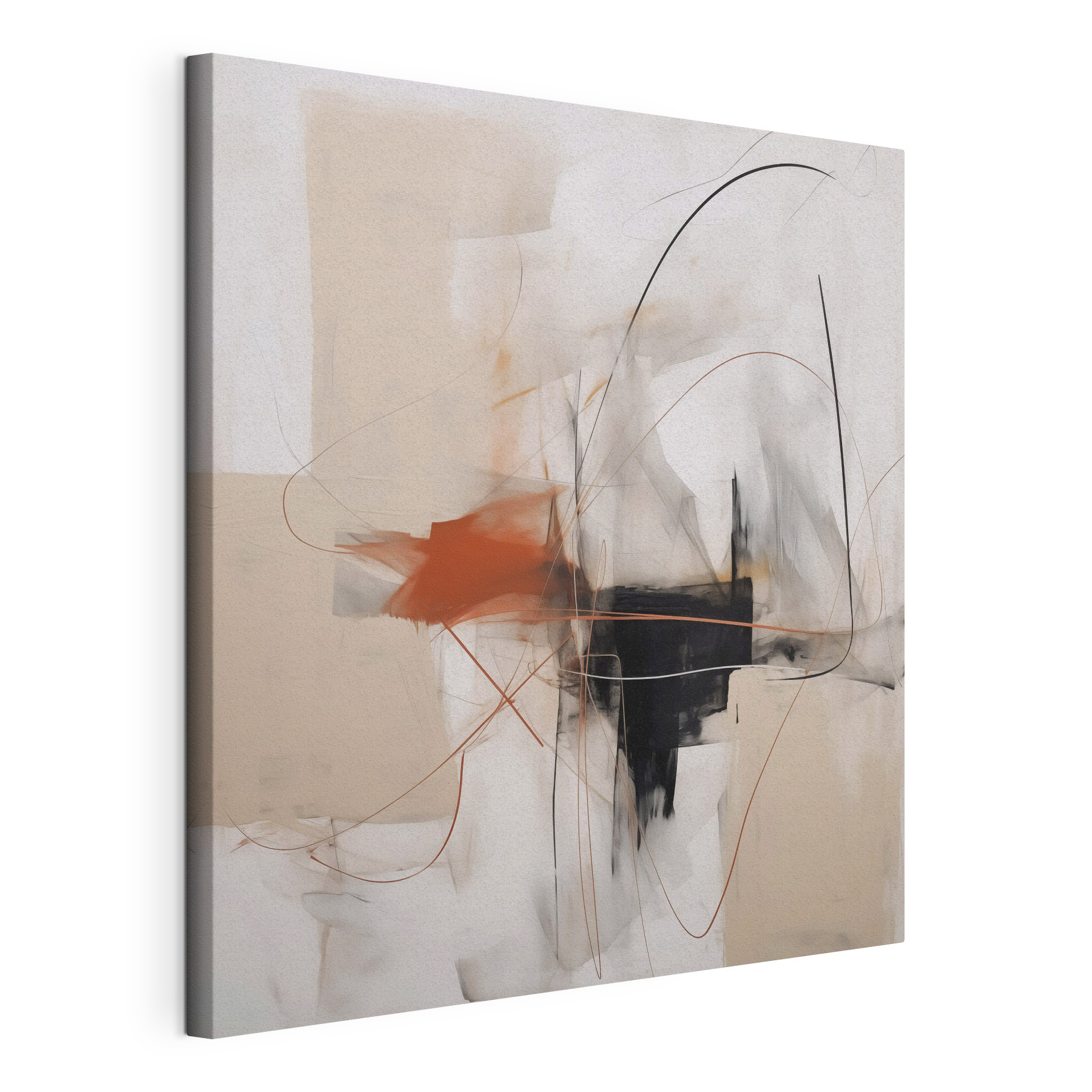 Painting of a white wall
