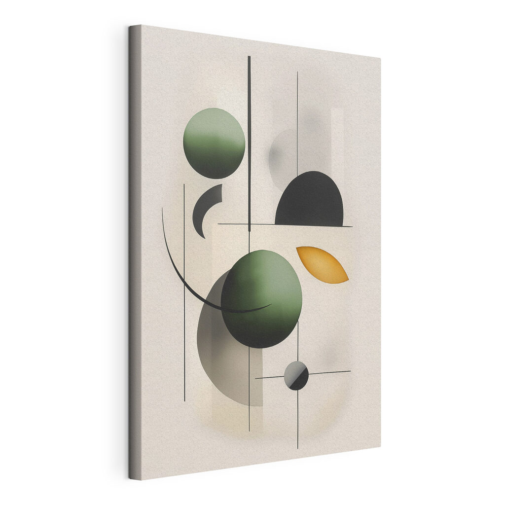 Abstract shapes in harmonious balance Abstract shapes in harmonious balance