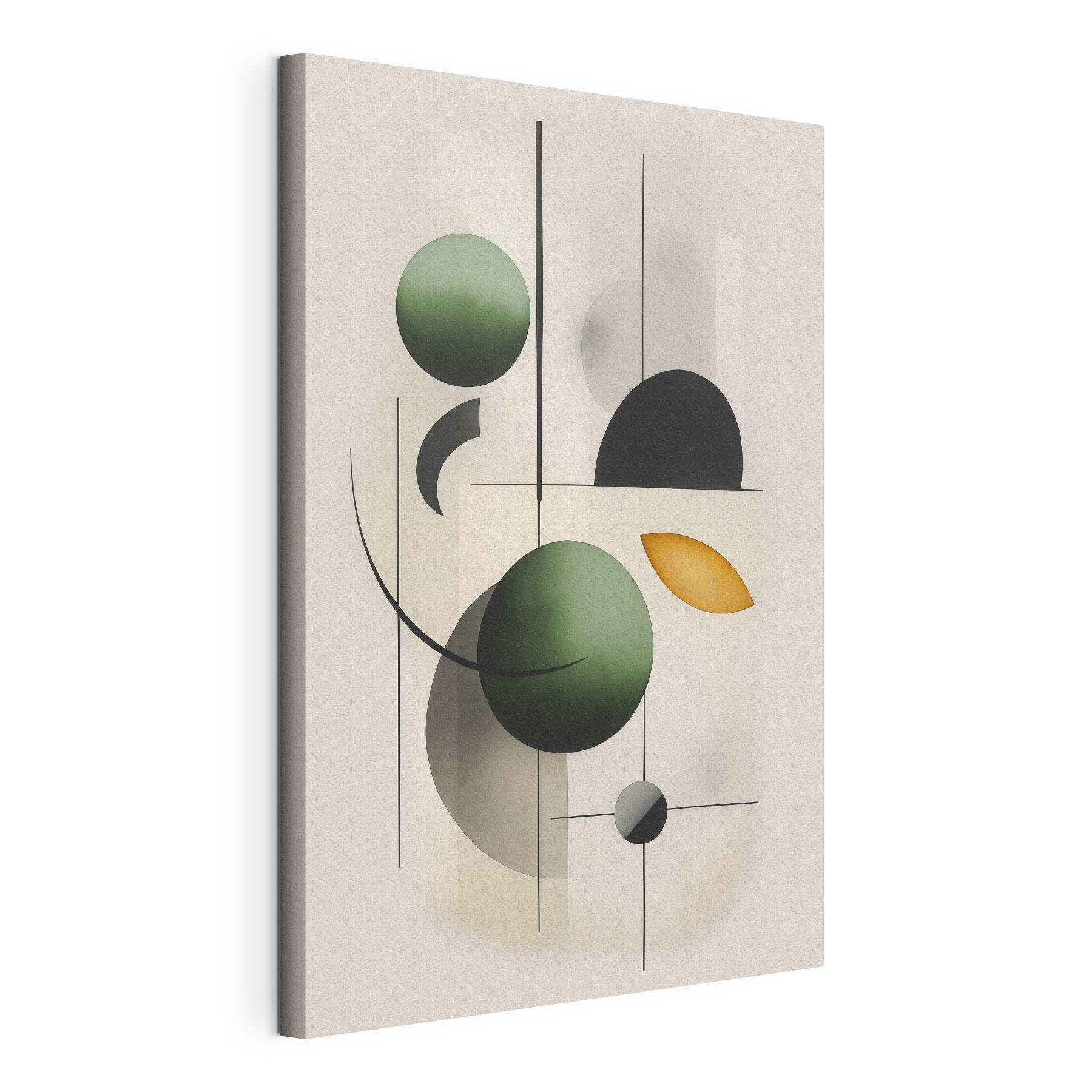 Abstract shapes in harmonious balance Abstract shapes in harmonious balance