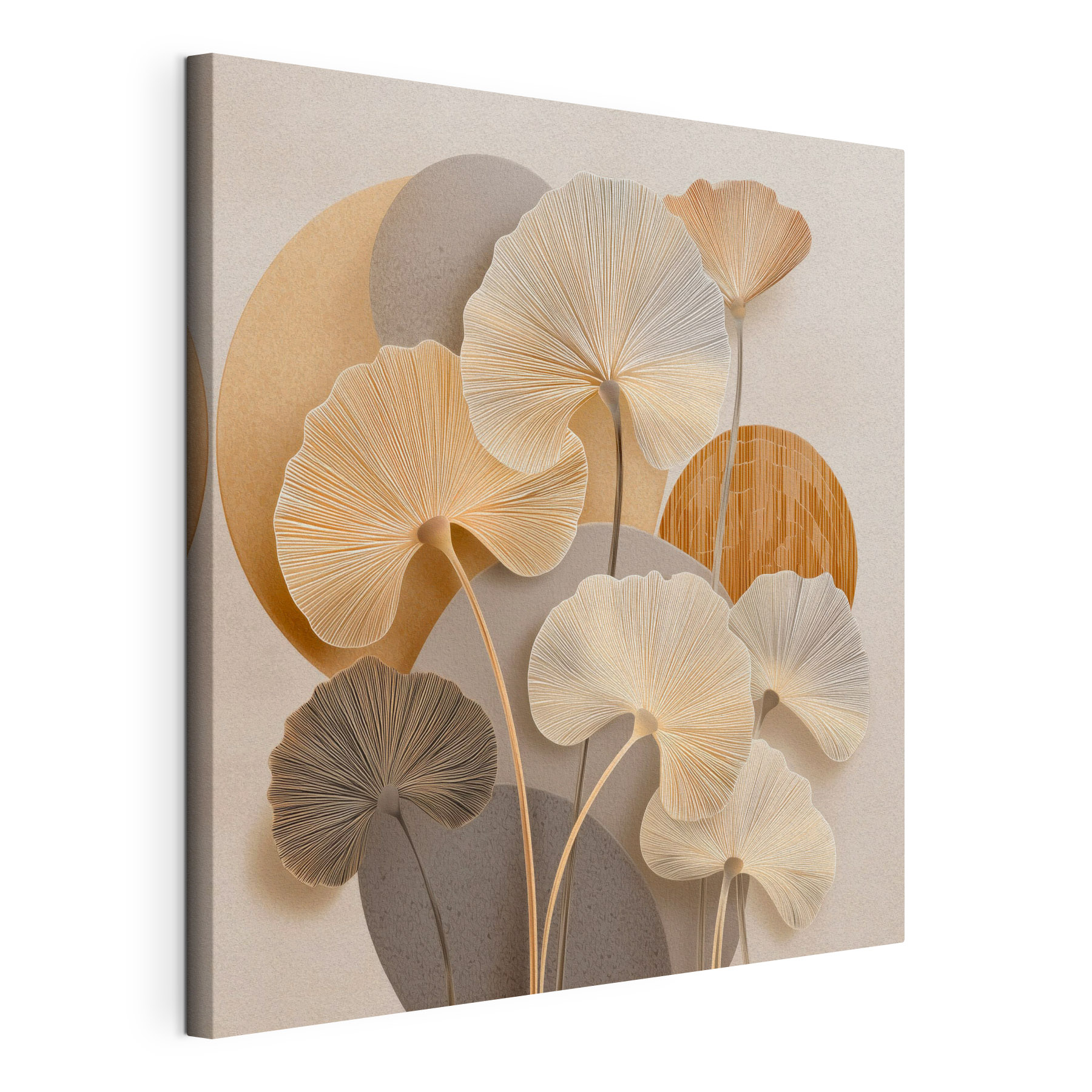 Gentle floral composition in soft tones