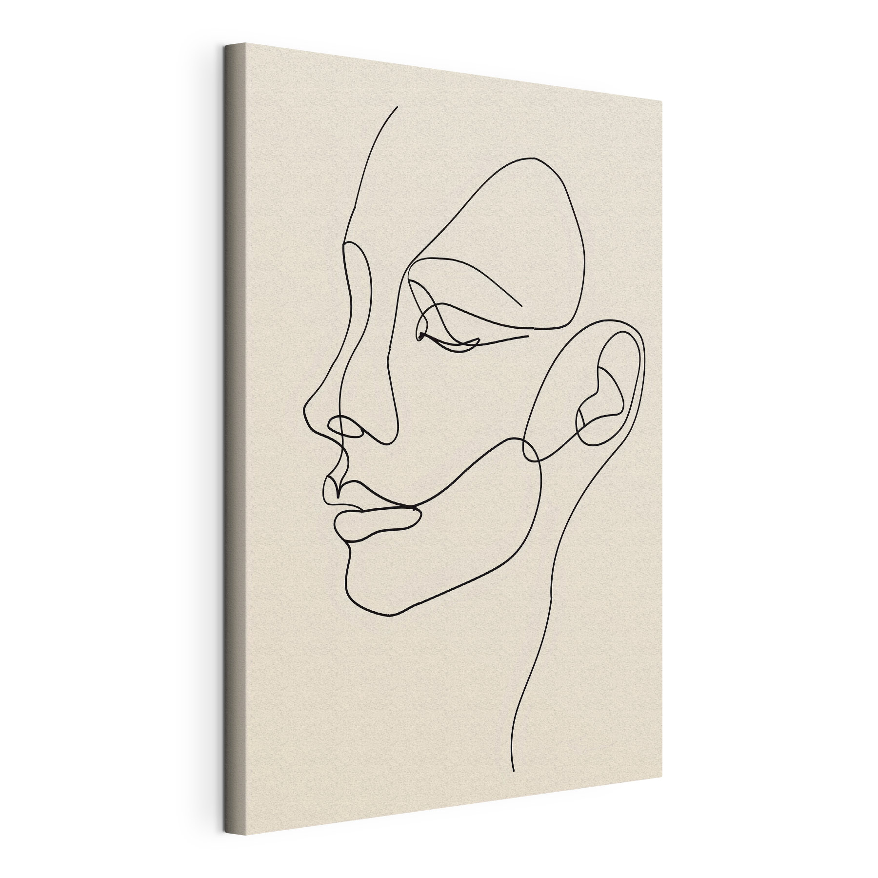 Drawing of a woman's face