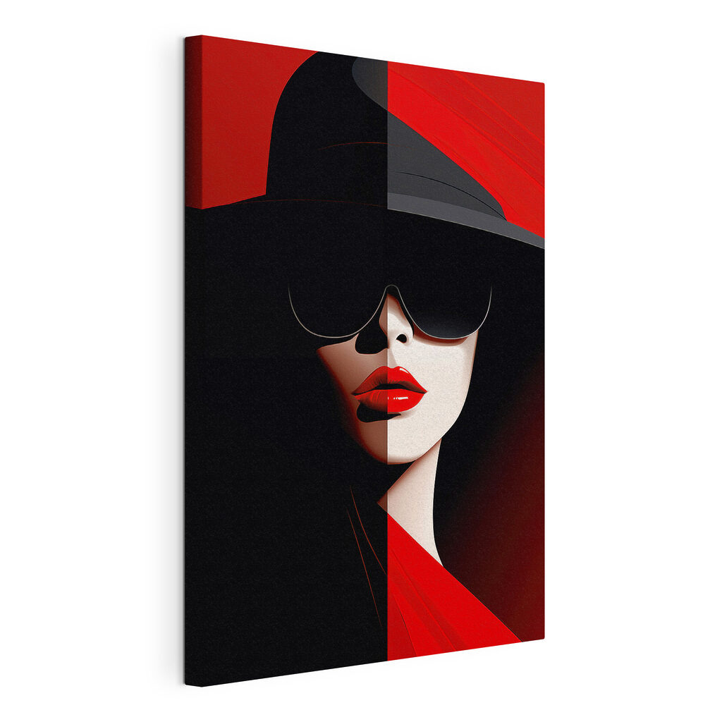 Woman wearing a hat and sunglasses Woman wearing a hat and sunglasses