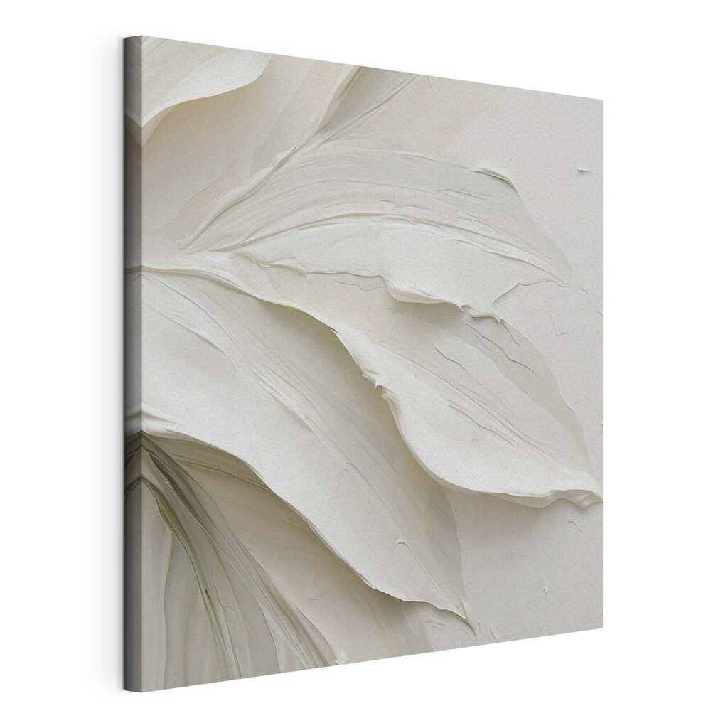 White paint on a wall