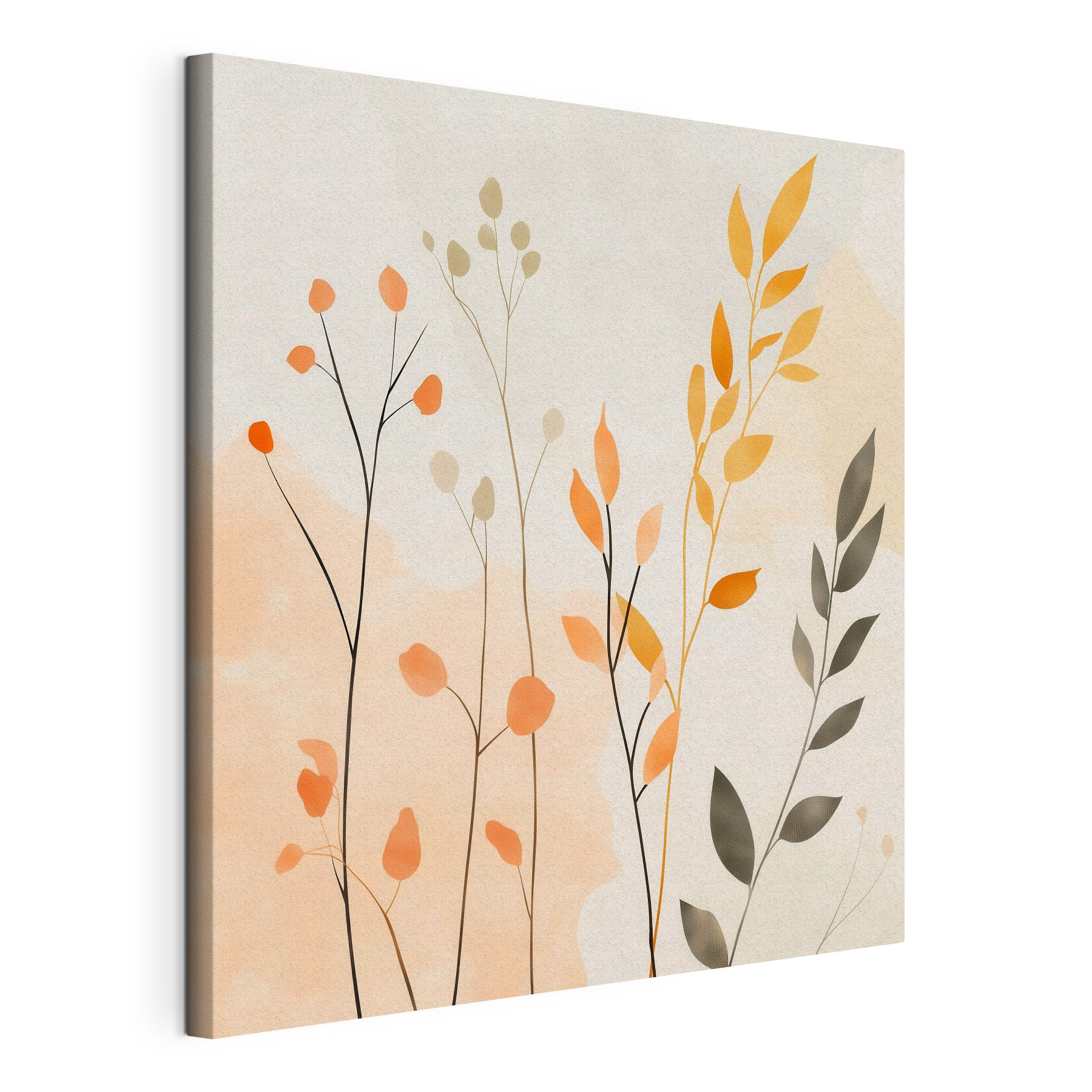 Painting of leaves and branches Painting of leaves and branches