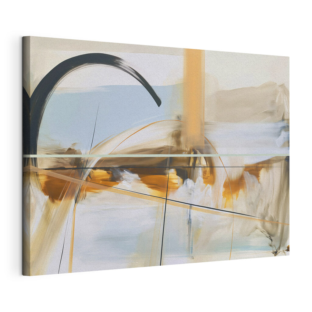 Painting of a curved object
