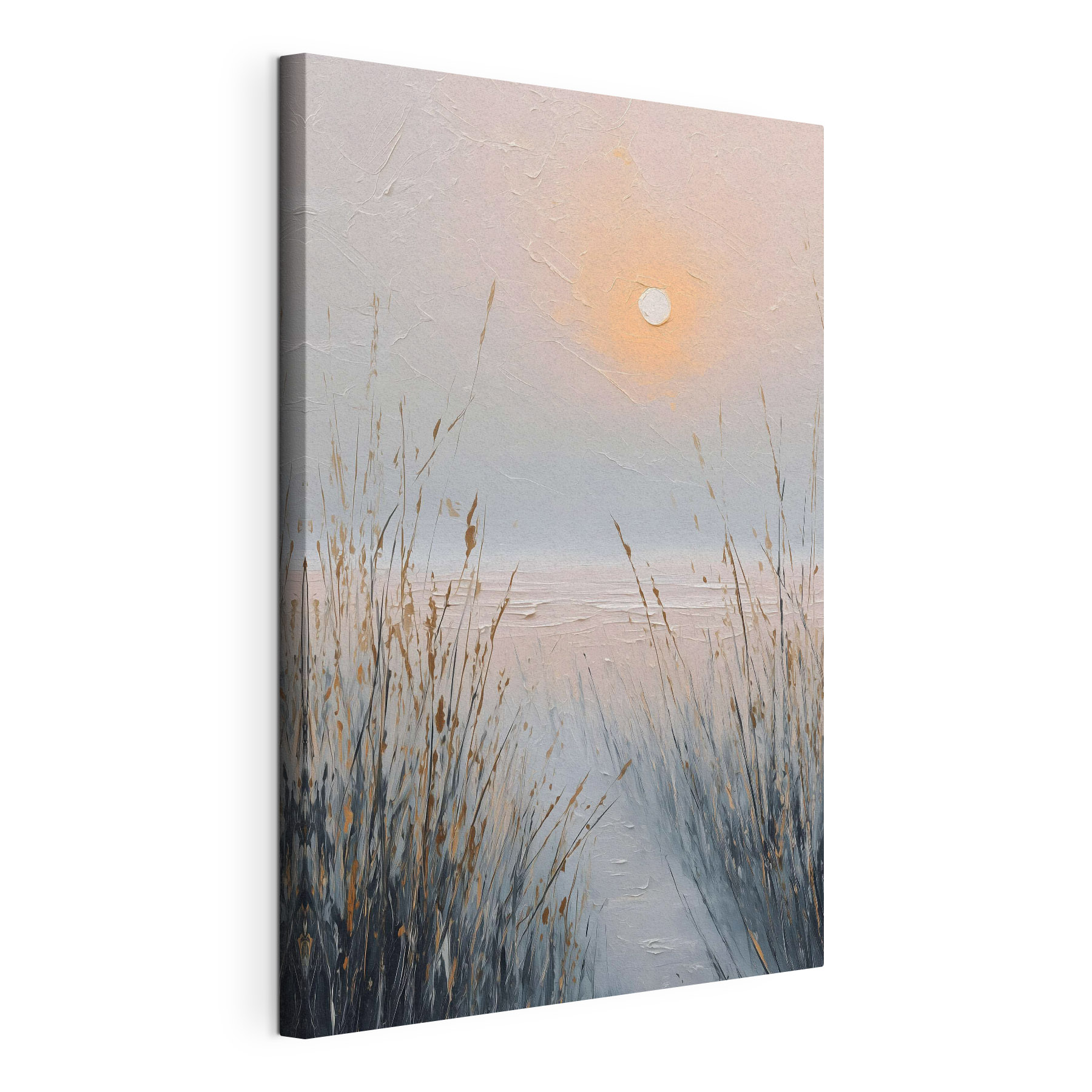 Sun over a lake