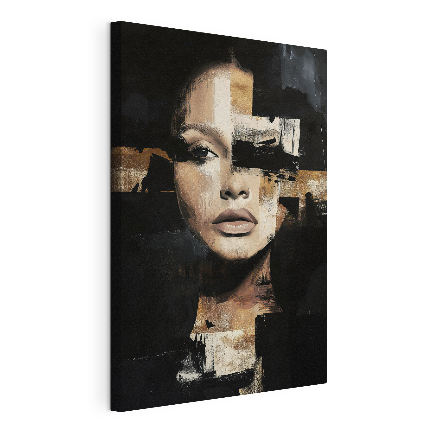 Painting of a woman's face