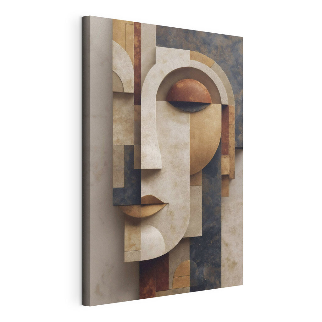 Face made out of stone