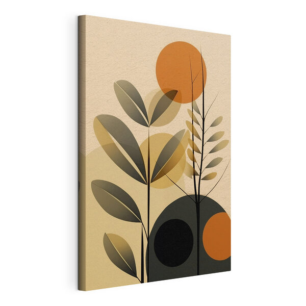 Minimalistyczny projekt artystyczny inspirowany naturą Obraz Minimalistyczny projekt artystyczny inspirowany naturą