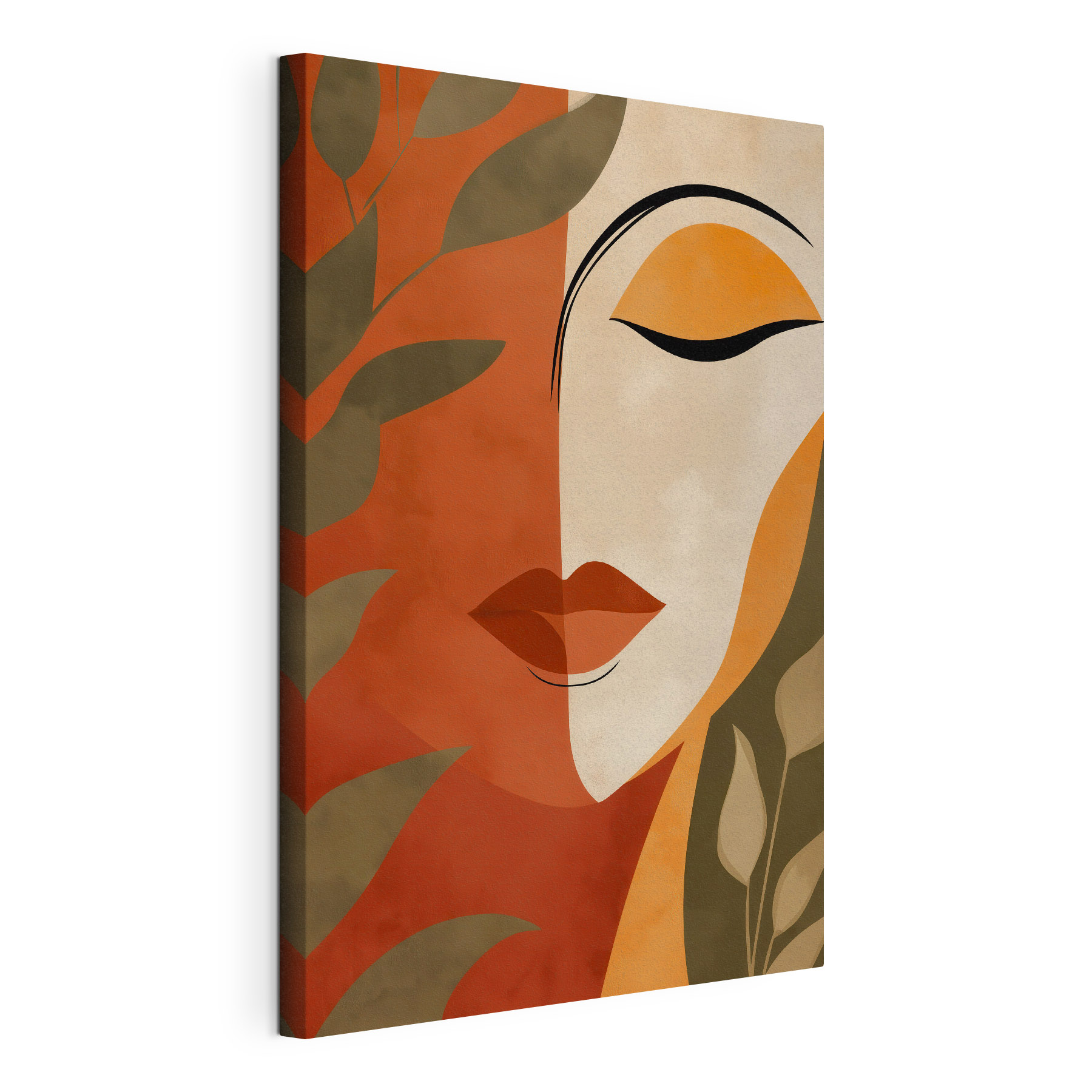 Painting of a woman's face