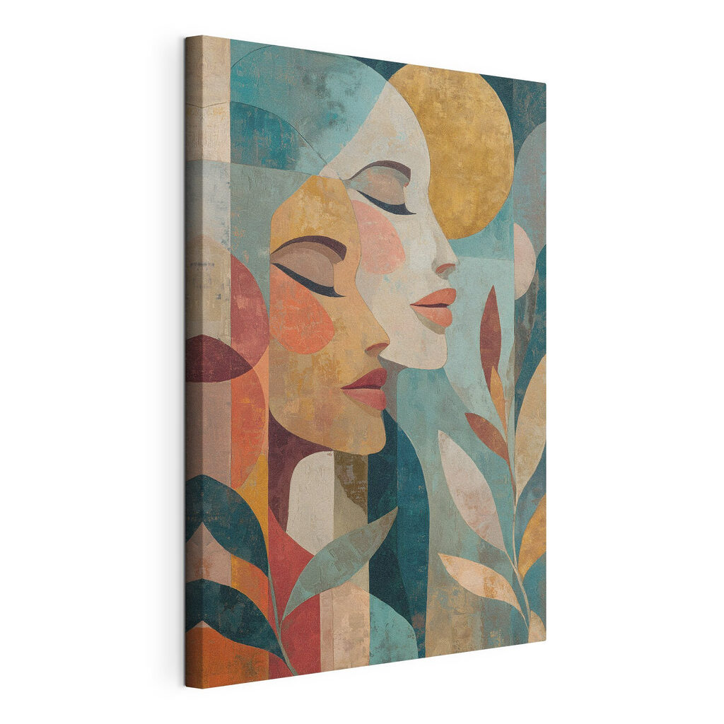 Painting of a woman's face