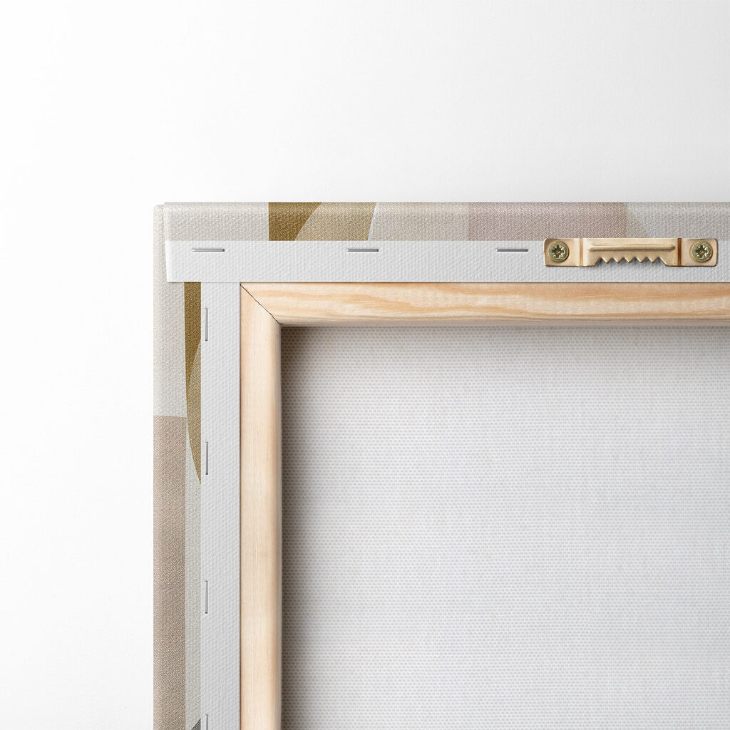 Abstract shapes create a harmonious blend