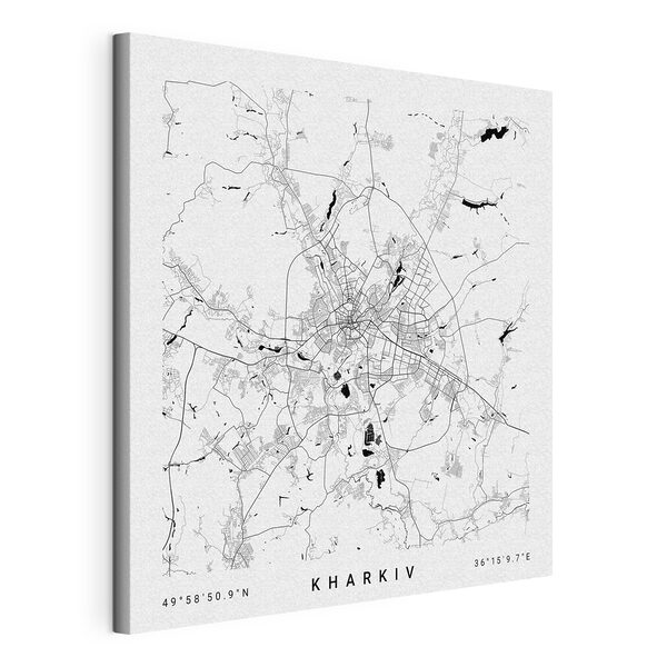 Mapa miasta Obraz Mapa miasta