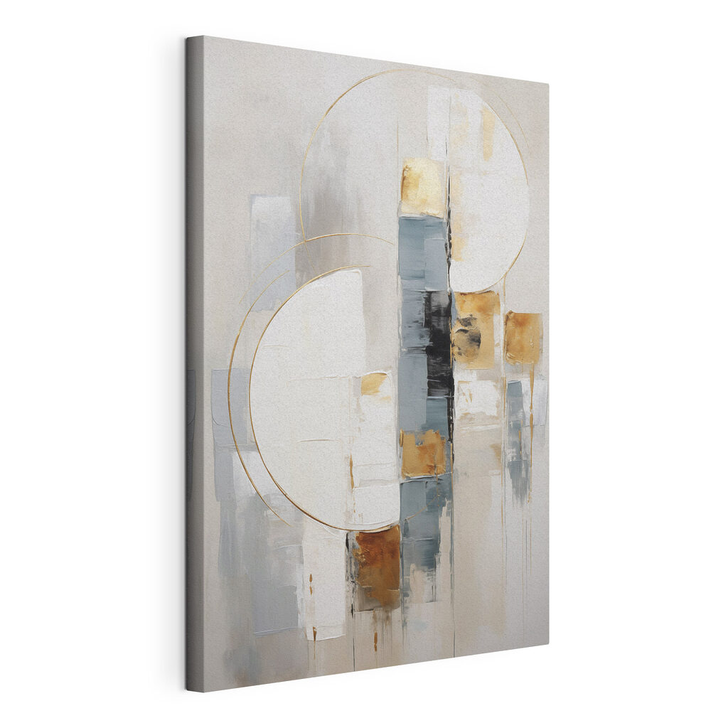 Abstract shapes in serene colors Abstract shapes in serene colors