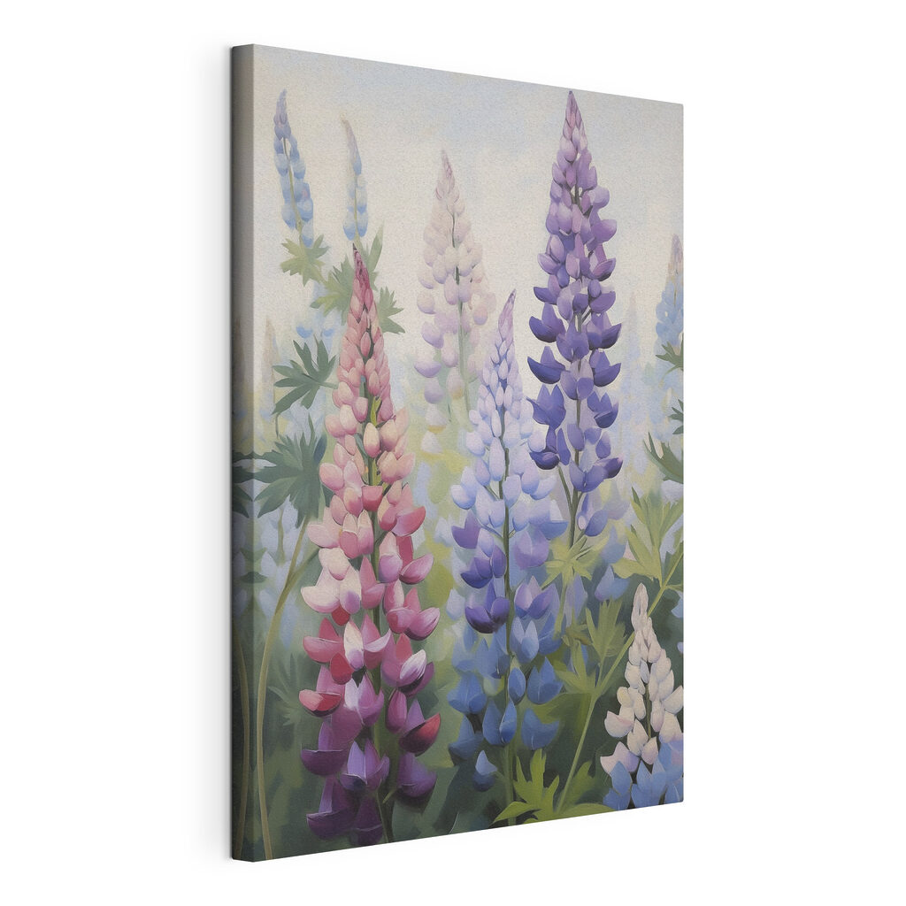 Painting of flowers on a wall Painting of flowers on a wall