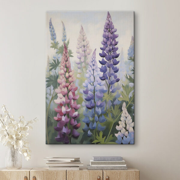 Painting of flowers on a wall Painting of flowers on a wall