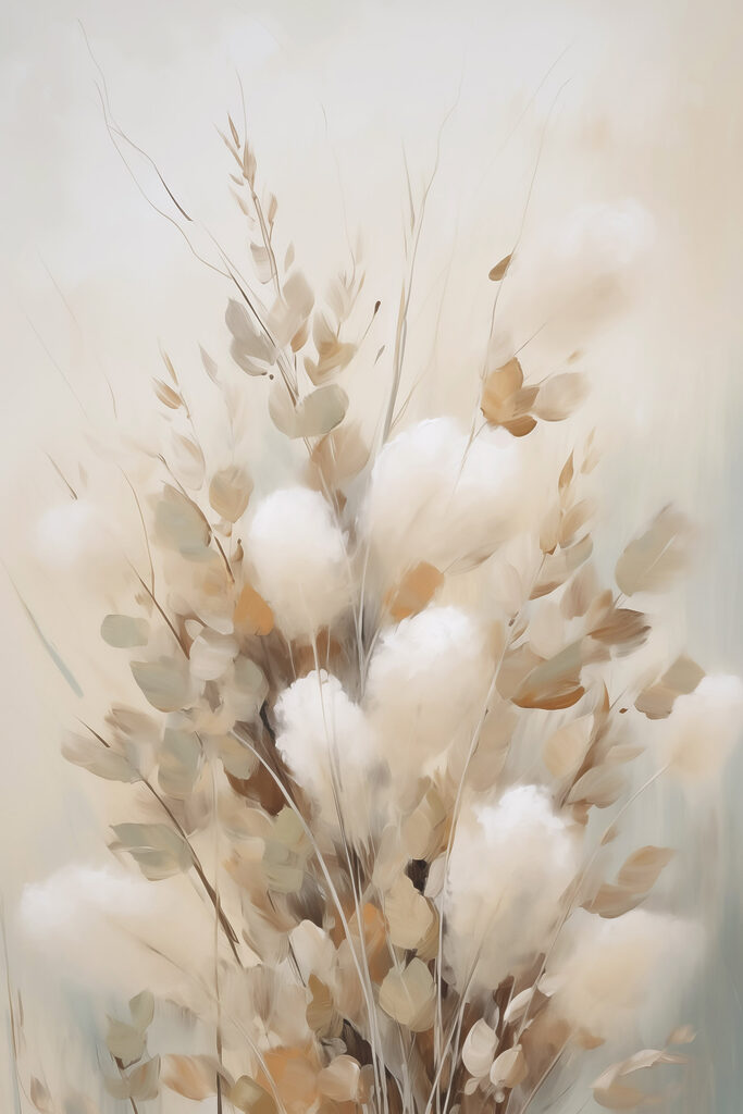 Painting of a bouquet of flowers Painting of a bouquet of flowers