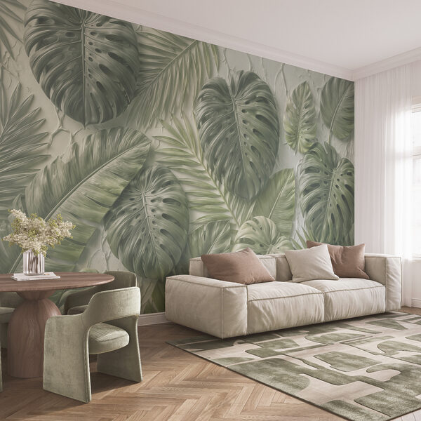 Zbiór zielonych liści
