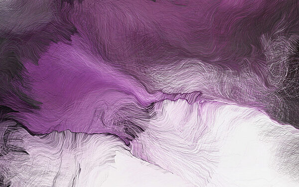 Purple and white painting