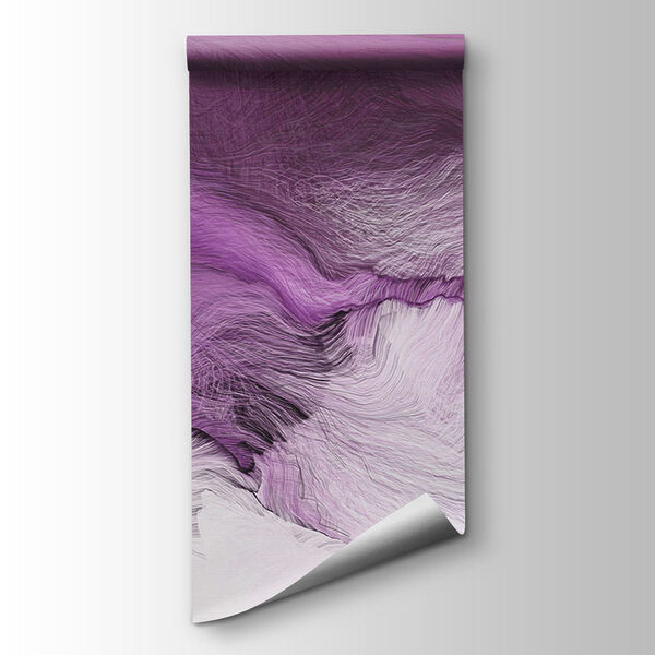 Purple and white painting