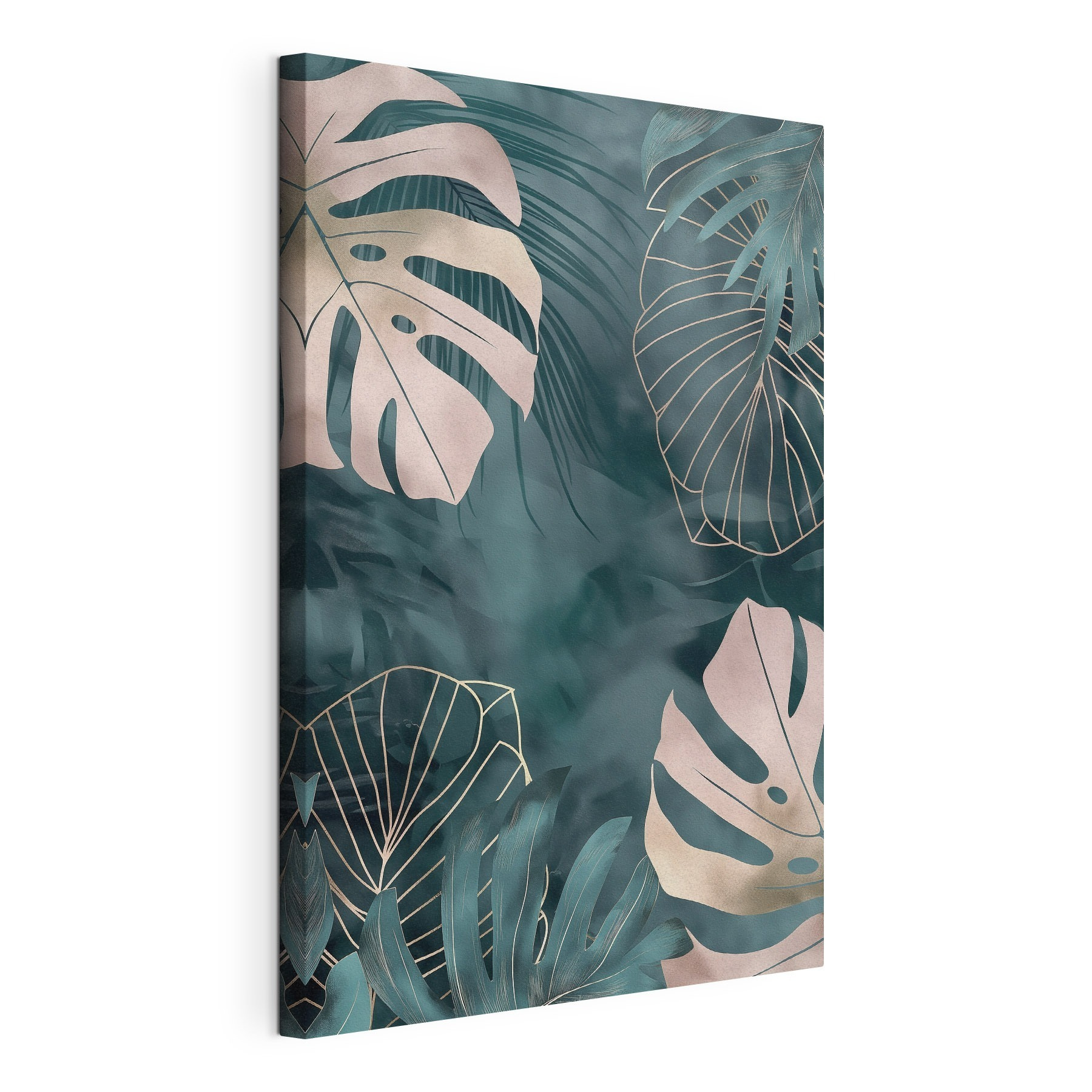 - Elegant leaves in soft colors - Elegant leaves in soft colors
