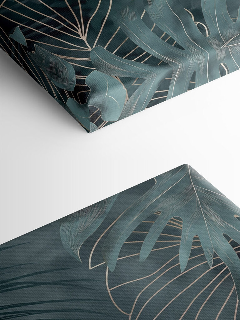 - Elegant leaves in soft colors - Elegant leaves in soft colors