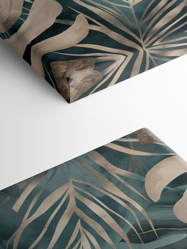 - Lush foliage against a dark backdrop