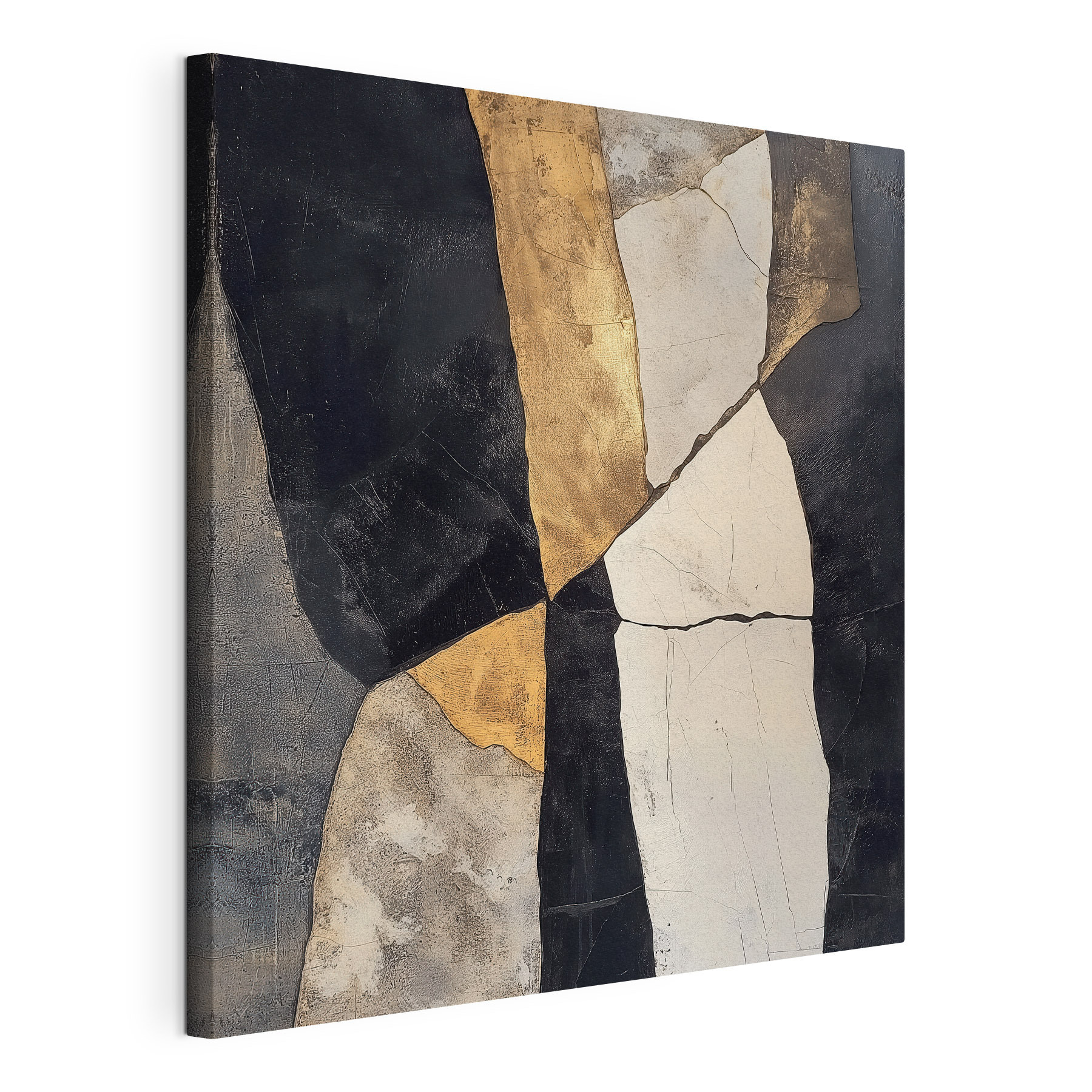 Abstract composition in contrasting colors Abstract composition in contrasting colors