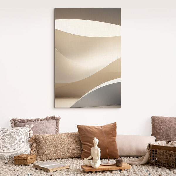 White and grey wavy lines White and grey wavy lines