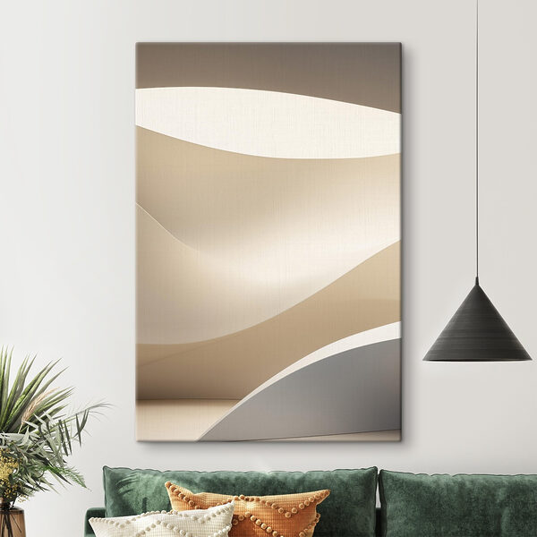 White and grey wavy lines White and grey wavy lines