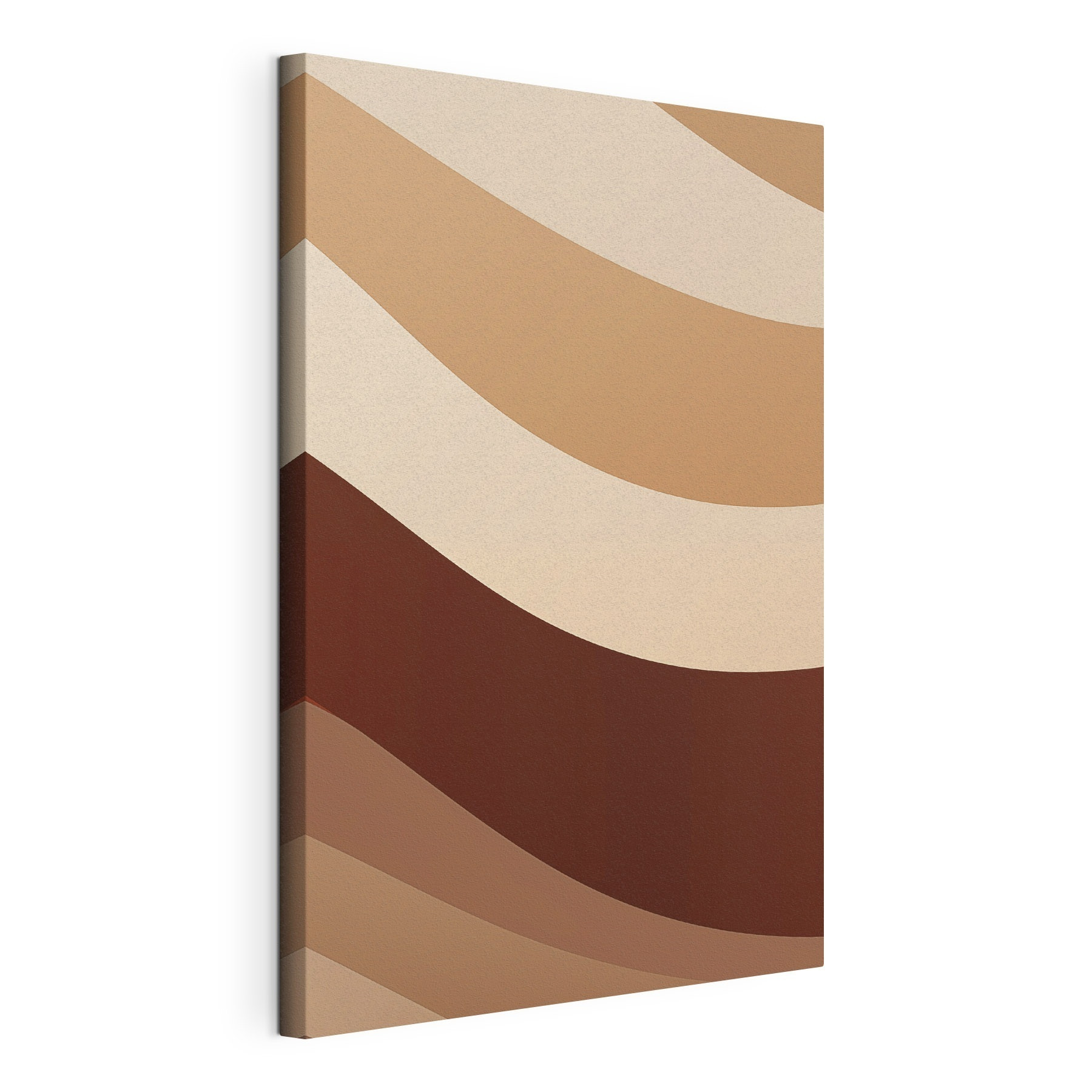 Brown and white wavy lines Brown and white wavy lines